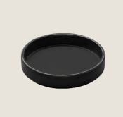 PLAYGROUND COCOTTE MODERN 12CM LID/PLATE BLACK X6