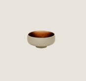 PLAYGROUND NARA BROWN DIP DISH ROUND 8CM 0.12L 4.1OZ X12