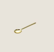 PLAYGROUND S/ STEEL SPOON GOLD 9CM 3.5inch X10