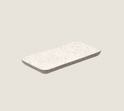 PLAYGROUND STONE TERRAZZO RECT PLATTER LIGHT 18X9CM X1