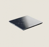 PLAYGROUND STONE MARBLE SQUARE PLATTER BLACK 18X18CM X1