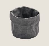 PLAYGROUND TEXTILE BREAD PAPERBAG ROUND 18CM 13CM TALL