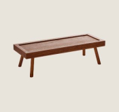 PLAYGROUND LOFT PRESENTER ON STAND 36X13CM 8CM TALL WALNUT
