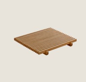 PLAYGROUND ANANTI OAK CRUMB GRID SQUARE 18X18CM X2