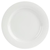 DPS PORCELITE BANQUET WIDE RIM PLATE 10.6inch