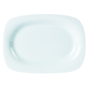 DPS PORCELITE STANDARD RECTANGULAR RIMMED PLATE 12.5X9.5inch