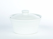 WHITE BAKEWARE CASSEROLE DISH 19X9CM(1LITRE)/7.5X3.5inch(35OZ)