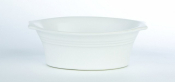 WHITE BAKEWARE OVAL PIE DISH 19CM(50CL)/7.5inch(17OZ)