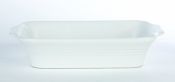 WHITE BAKEWARE RECTANGULAR BAKING DISH 25X14.25CM(80CL)