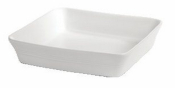 WHITE BAKEWARE SQUARE BAKER 26X26X5.5CM/10X10X2.25inch