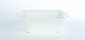 WHITE BAKEWARE SQUARE BAKING DISH 18CM(50CL)/7inch(17OZ)