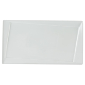 DPS PORCELITE TWIST RETANGULAR PLATTER 29X16CM  X6