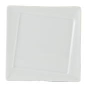 DPS PORCELITE TWIST SIDE PLATE 13X13CM  X6   186613