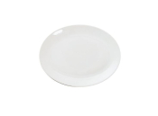 GREAT WHITE OVAL PLATE 9.5inch 24CM X 6