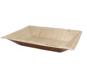 RECTANGULAR PALM LEAF PLATE 17 X 12CM