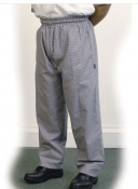 BAGGY TROUSERS BLACK CHECK MEDIUM