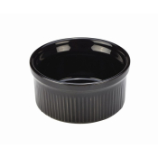 GENWARE STONEWARE BLACK RAMEKIN 3.2OZ