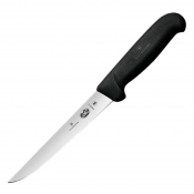VICTORINOX FIBROX STRAIGHT BONING KNIFE BLACK 15CM