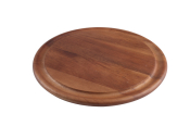 TUSCANY ROUND BOARD WITH GROOVE IN ACACIA 294X15MM