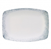 RIPPLE RECT PLATE 27CM PORLAND ENIGMA 10 3/4inch