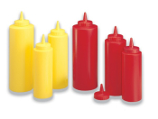 VOGUE RED SQUEEZY SAUCE BOTTLE 24OZ