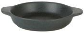 RUSTICO CARBON ROUND EARED DISH 19CM/7.5inch X12  C31210