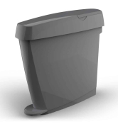 20LTR GREY FEMININE HYGIENE BIN