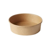 750ML MEDIUM KRAFT SALAD BOWL ROUND - DISPO