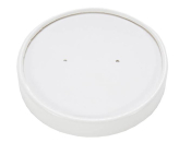 16OZ VENTED PAPER LID WHITE X500