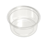ROUND CLEAR DELI POT 12OZ
