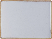 SEASONS RECTANGULAR PLATTER 270X210MM STONE X6  358827ST