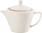 DPS PORCELITE SEASONS OATMEAL CONIC TEAPOT 18OZ