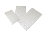 HEAVY DUTY WHITE SQUARE BIN LINERS  15 X 24 X 24inch 20MIC