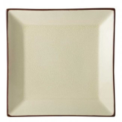 STONE SQUARE PLATE 10inch 25CM X6 K90027