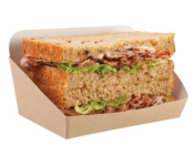 SOFA TRAY KRAFT 125X65X20/70MM X500 01/SOFATR