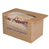 ST61 SQUARE-CUT SANDWICH PACK HEAT SEAL KRAFT 125X77X72MM