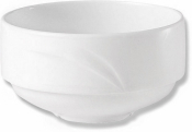 STEELITE ALUMINA VITRIFIED WHITE ALVO VENITIA UNHANDLED SOUP CUP 10OZ
