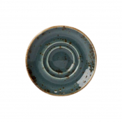 STEELITE CRAFT BLUE SAUCER D/W 11.75CM (4.75inch) X36