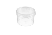 TAMPER EVIDENT ROUND TUB & LID 280ML PP X432 440127