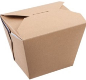 MICROWAVEABLE 750ML KRAFT MULTIFOOD BOX