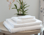 HUNSBURY HAND TOWEL - WHITE 50X90CM