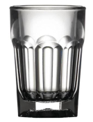 ELITE REMEDY POLYCARBONATE SHOT GLASS 0.8OZ/25ML LINED CE