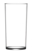 ELITE PREMIUM POLYCARBONATE REUSABLE HALF PINT HIBALL GLASS 10OZ/280ML LINED CE