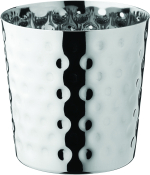 UTOPIA STAINLESS STEEL CUP HAMMERED 3.5inch 13.75OZ F91136