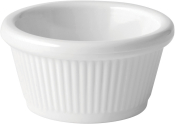 UTOPIA FLUTED WHITE RAMEKIN 2OZ 6CL JMP210