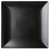 UTOPIA STONEWARE NOIR SQUARE PLATE 10inch