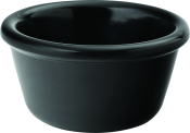 UTOPIA PLAIN BLACK RAMEKIN 4OZ 12CL CAS285DS03
