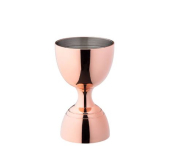 UTOPIA COPPER ROUND BULB JIGGER 25ML/50ML