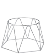 UTOPIA CHROME PLATE RISER 19CM X 15.5CM