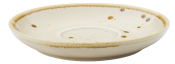 UTOPIA VITRIFIED PORCELAIN EARTH LINEN SAUCER 6.3inch